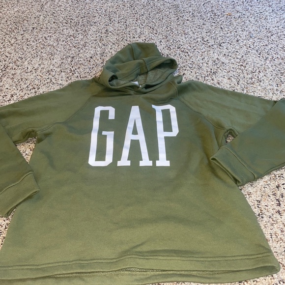 Sage Green Gap Hoodie Size Medium - Picture 7 of 9